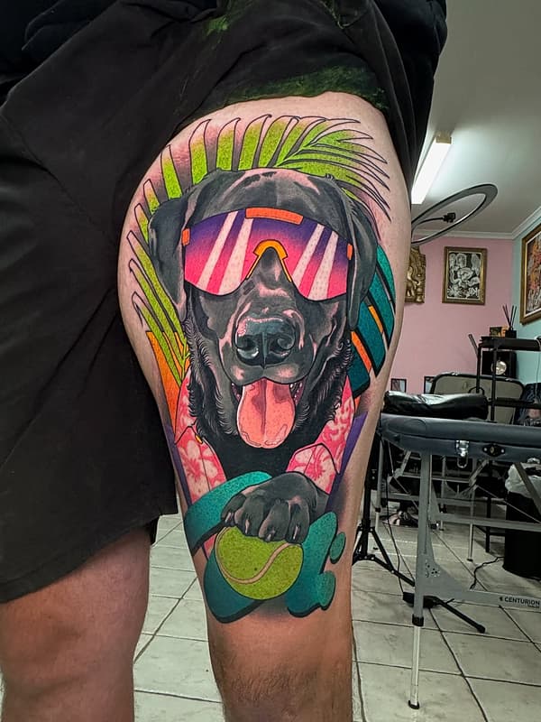 Tattoo by The Leisure Bandit in West End