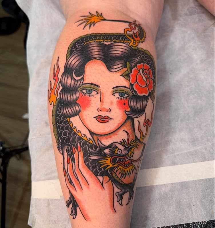 Cartoon tattoo by 𝐒𝐞𝐳𝐳𝐭𝐚𝐭𝐭𝐨𝐨 | Adelaide tattoo artist