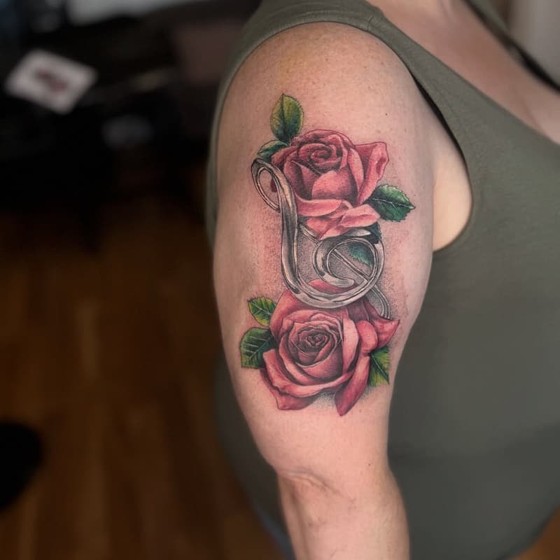 Illustrative tattoo by Splatman Tattoos♥️🖤