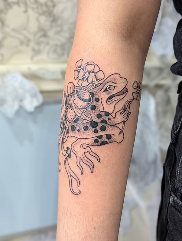 Illustrative tattoo by Will 