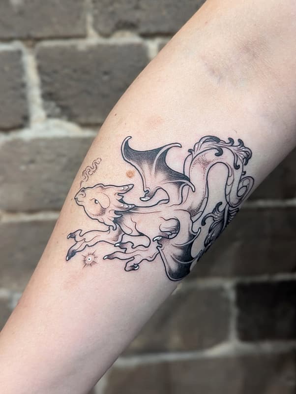 Illustrative tattoo by Will 