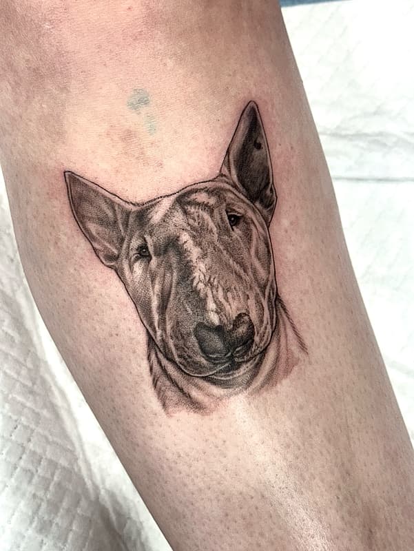 Blackwork tattoo by Teneille/ Neil