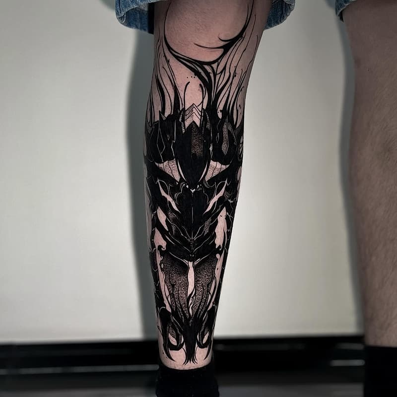 Anime tattoo by Alyssa
