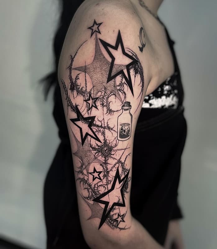 Anime tattoo by Alyssa