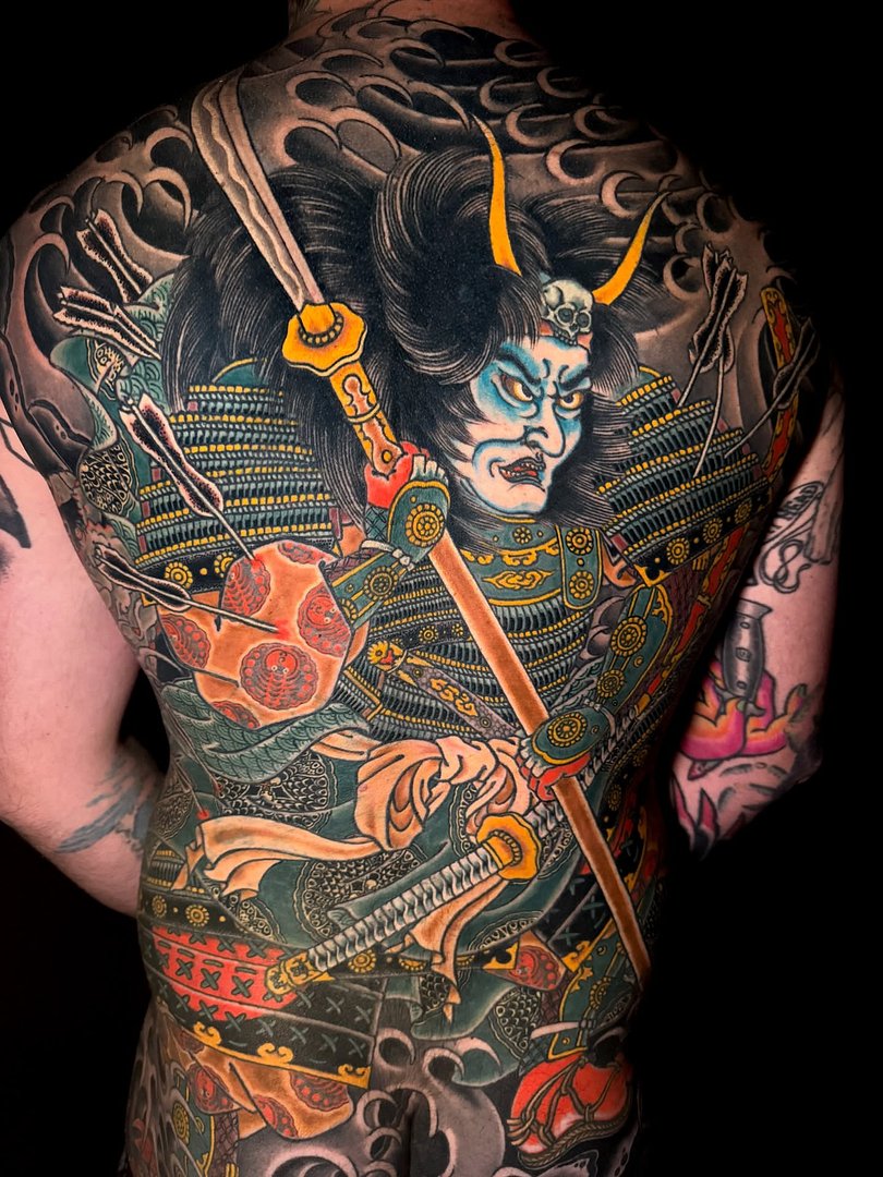 Japanese (Irezumi) tattoo by Ryan Ussher