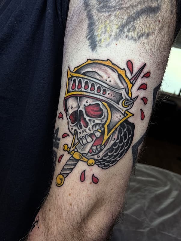 American Traditional tattoo by Rohann Hewetson~Tattooer