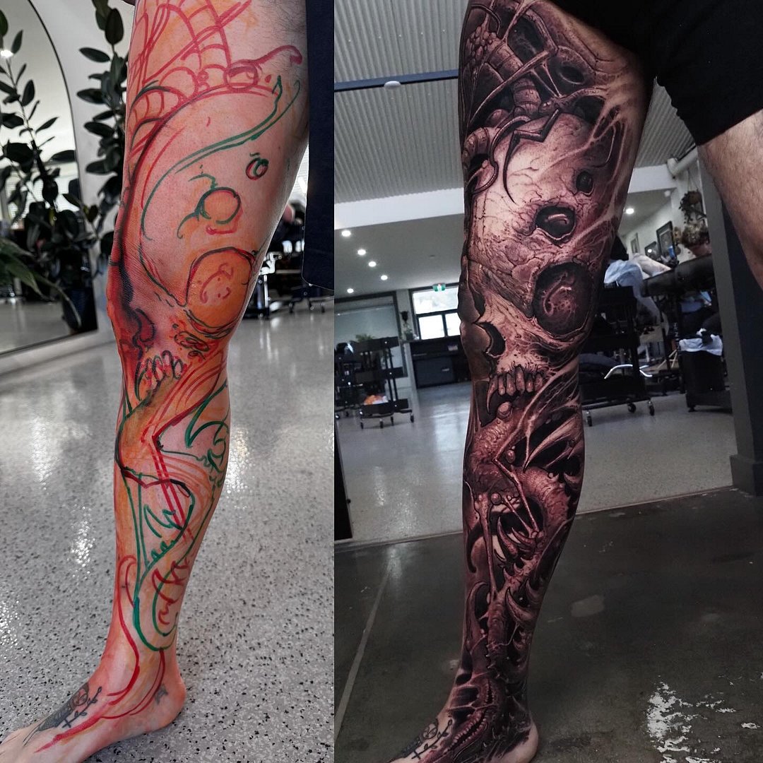 Surrealism tattoo by Raydems 