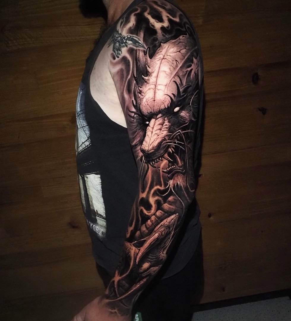 Surrealism tattoo by Raydems 