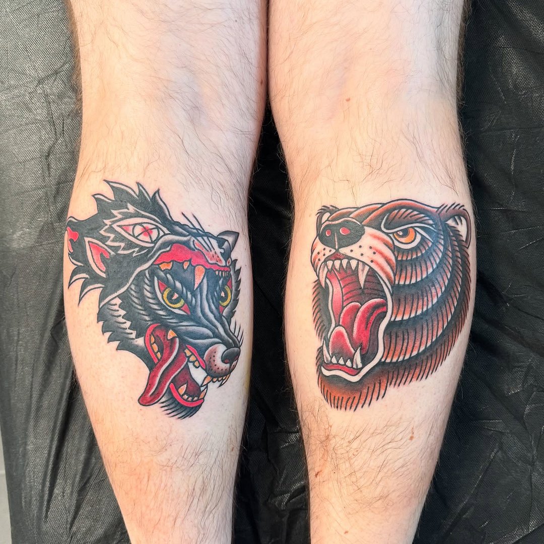 American Traditional tattoo by Jinxed