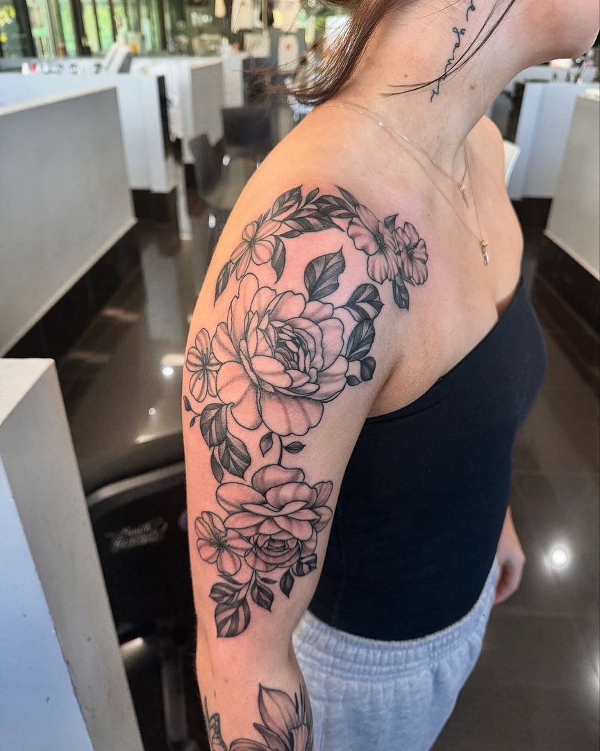 American Traditional tattoo by Jinxed
