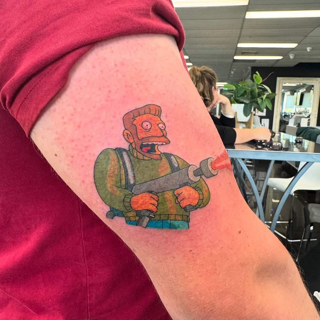 American Traditional tattoo by Jinxed