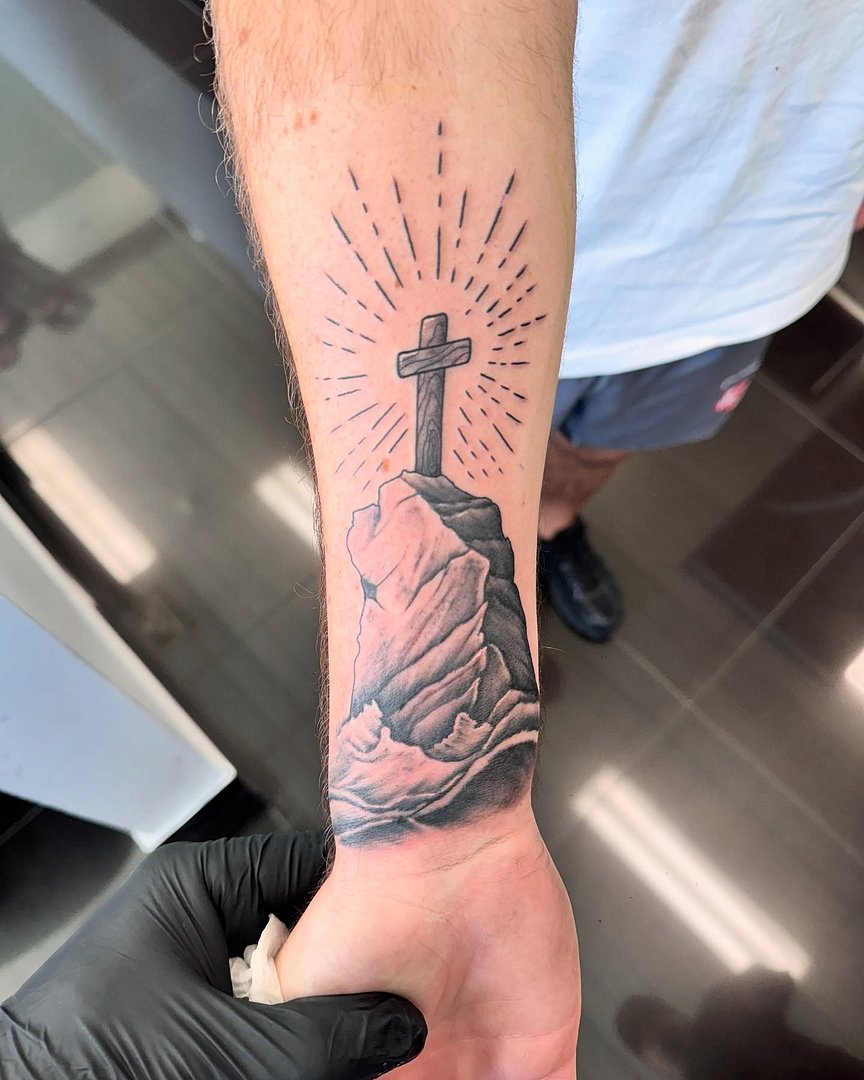 American Traditional tattoo by Jinxed