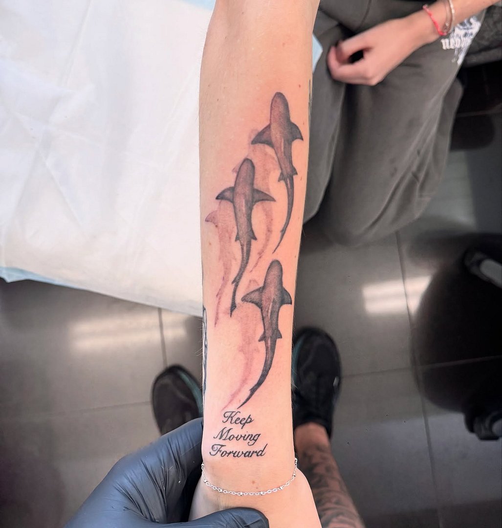 American Traditional tattoo by Jinxed
