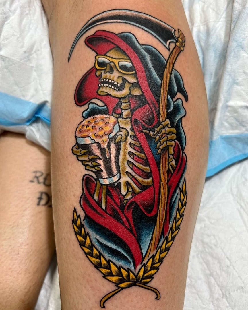 Cartoon tattoo by Samira Helmy