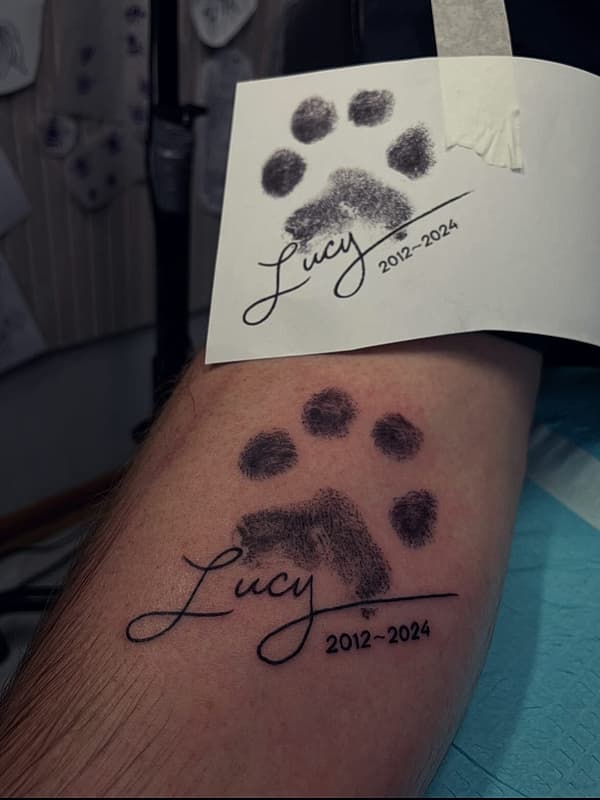Blackwork tattoo by Cara Rose