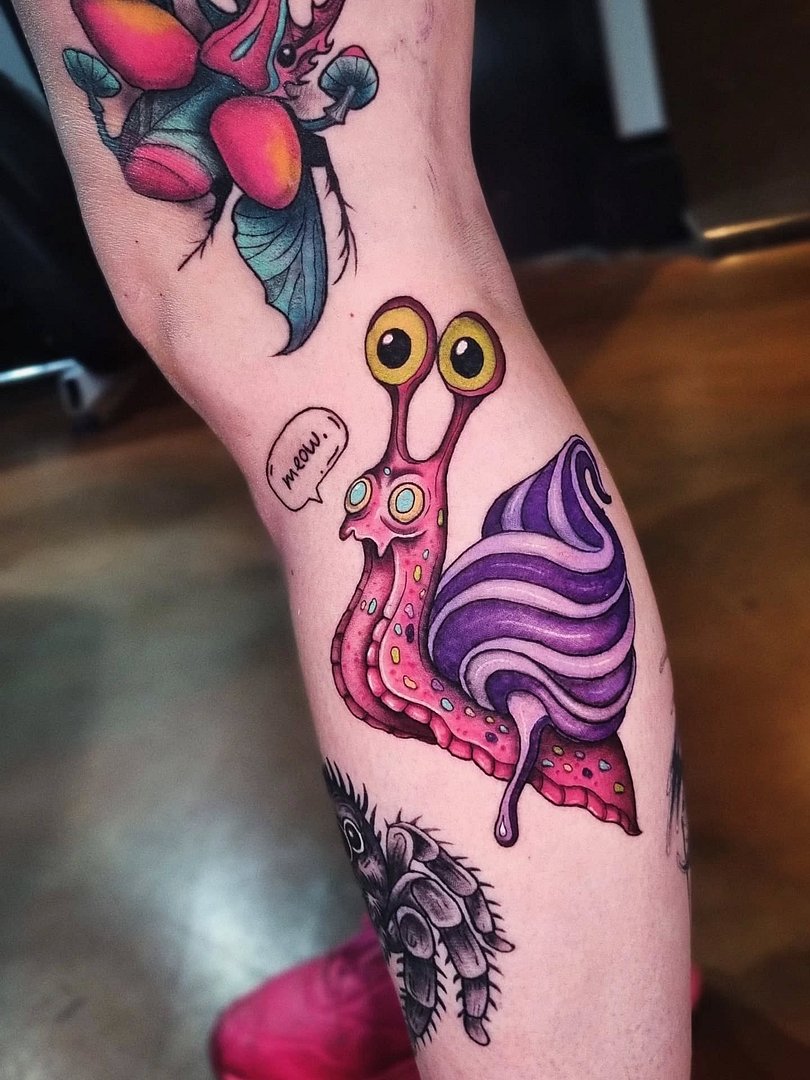Neo-Traditional tattoo by Mardy Dickinson