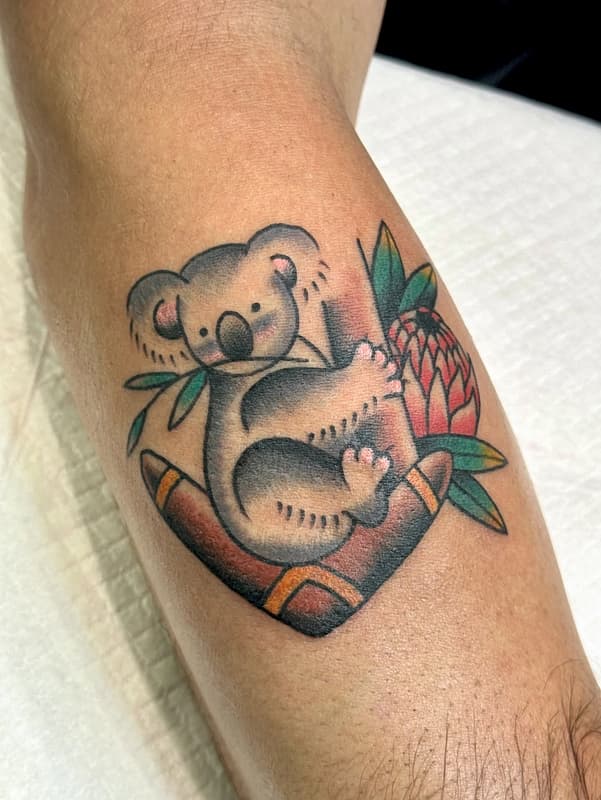 American Traditional tattoo by ASH LOWE - TRADITIONAL TATTOOS - SYDNEY, AUSTRALIA