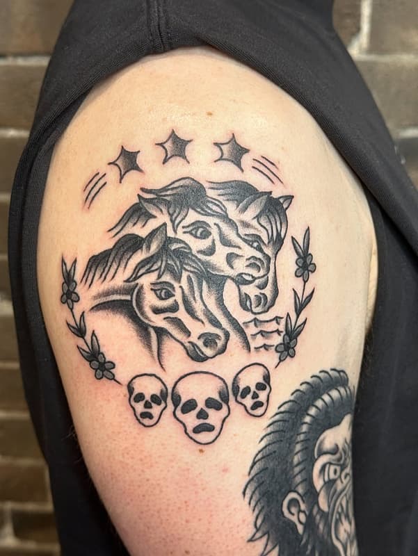 American Traditional tattoo by ASH LOWE - TRADITIONAL TATTOOS - SYDNEY, AUSTRALIA