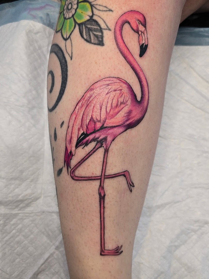 Illustrative tattoo by Grinz