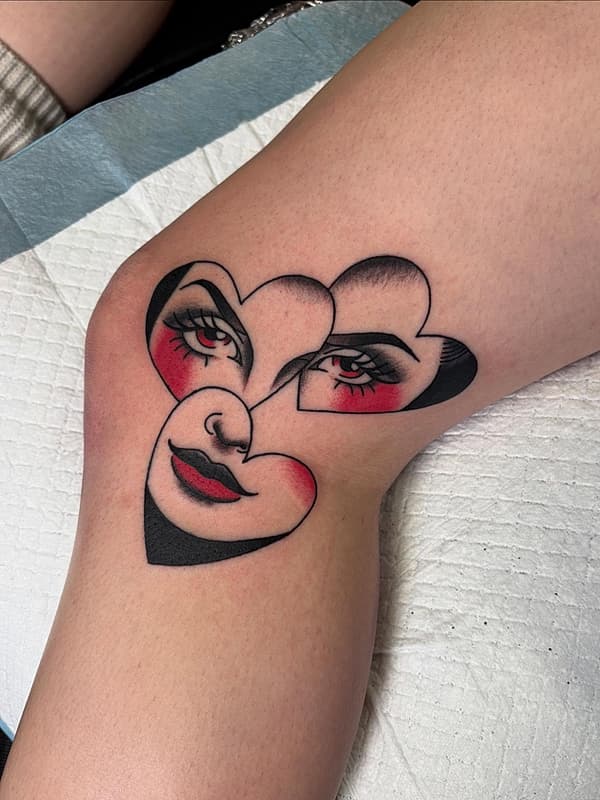 American Traditional tattoo by Courtney Anderson