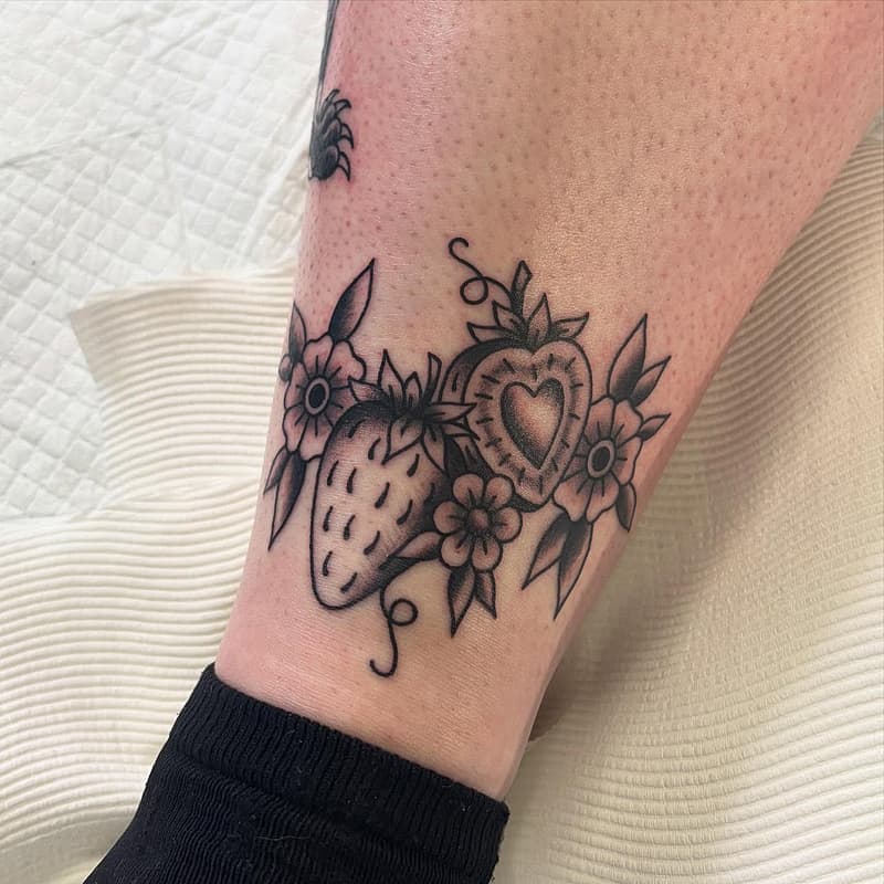 American Traditional tattoo by Courtney Anderson