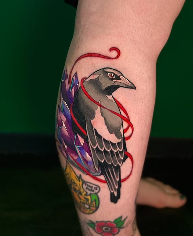 Tattoo by Zenna Lugosi 🐦‍⬛ in Brunswick