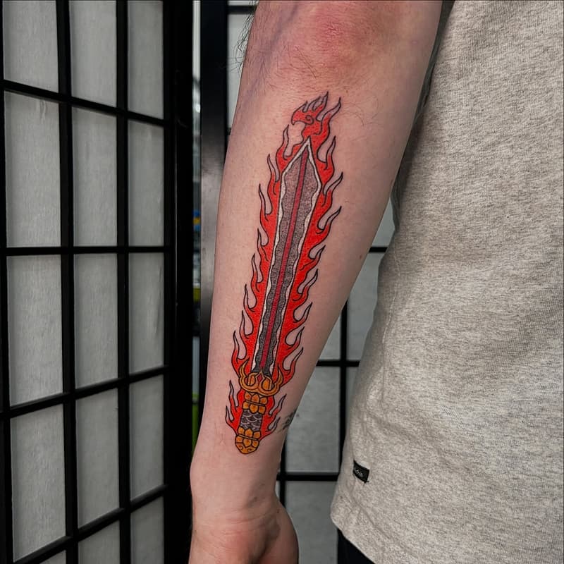 American Traditional tattoo by Tattoos by Gench