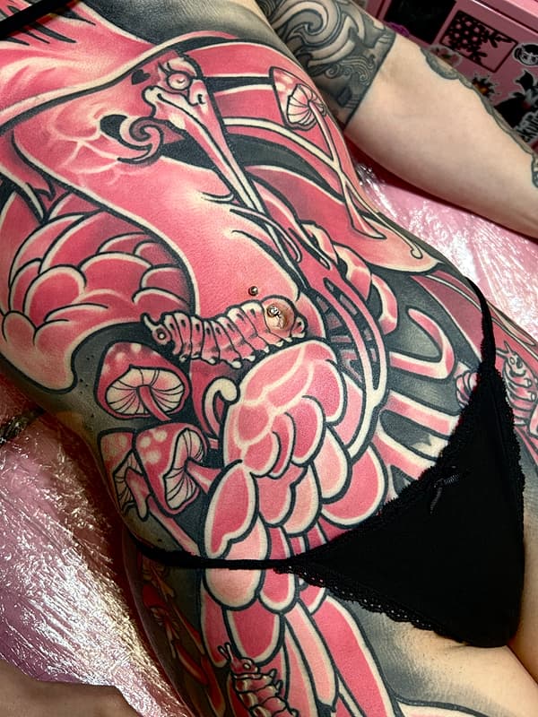 Tattoo by Charlie Darling 🥩 in Gold Coast