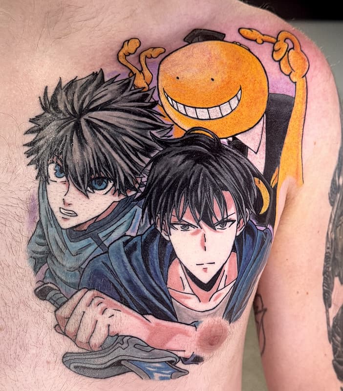 Anime tattoo by Alex Heart