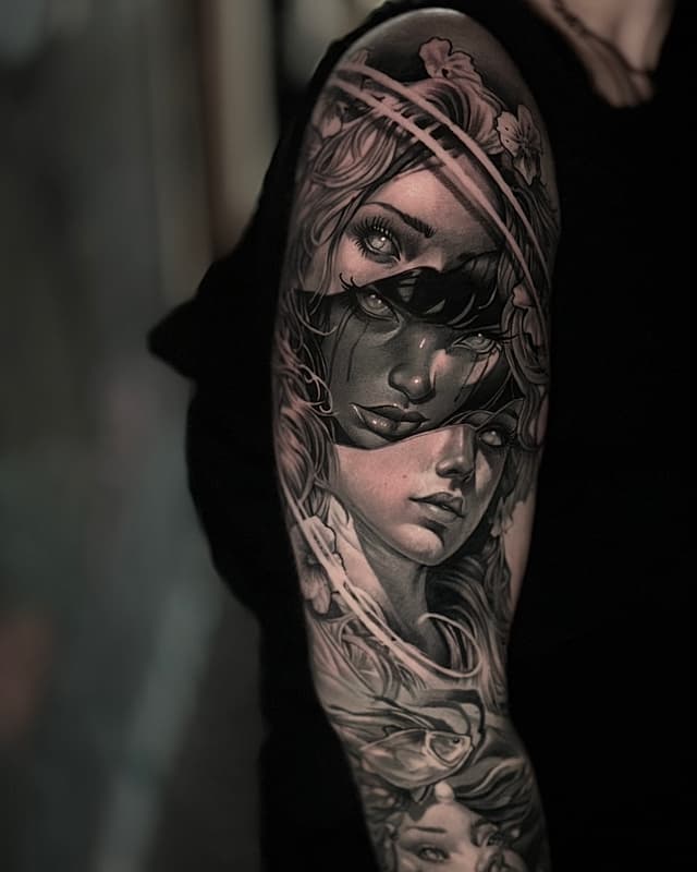 Realism (black & grey) by Lizardjim