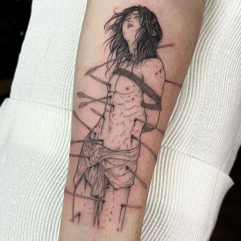 Fineline tattoo by Ruby Black