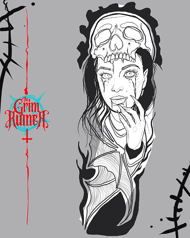 Tattoo by 𝔗𝔥𝔢 𝔊𝔯𝔦𝔪𝔯𝔲𝔦𝔫𝔢𝔯 | 𝔗𝔞𝔱𝔱𝔬𝔬𝔦𝔫𝔤 in Australia