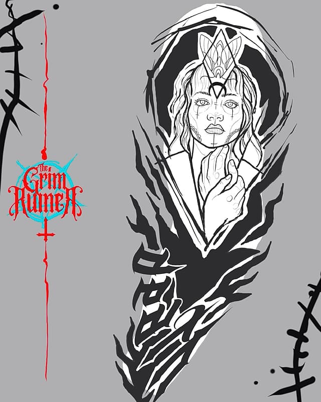 Tattoo by 𝔗𝔥𝔢 𝔊𝔯𝔦𝔪𝔯𝔲𝔦𝔫𝔢𝔯 | 𝔗𝔞𝔱𝔱𝔬𝔬𝔦𝔫𝔤 in Australia