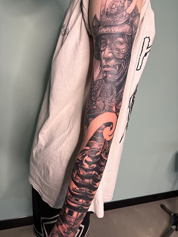 Realism (black & grey) tattoo by Brody Schafer