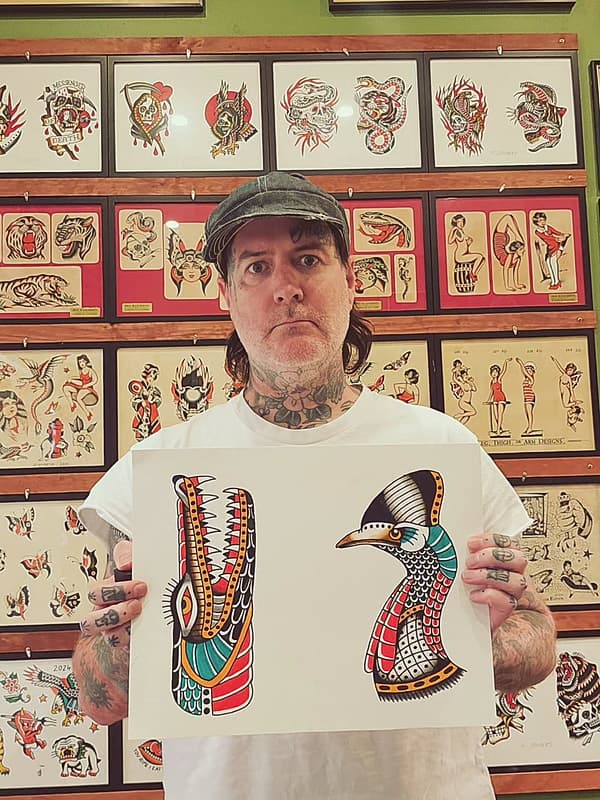 Traditional tattoo by Ian sanders tattoo 