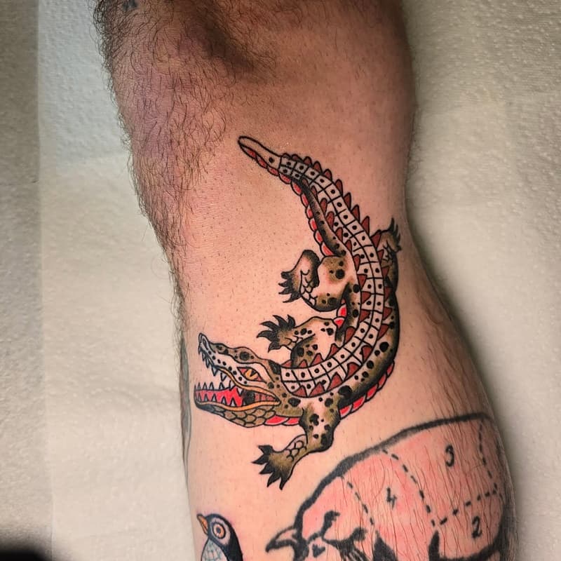 Traditional tattoo by Ian sanders tattoo 