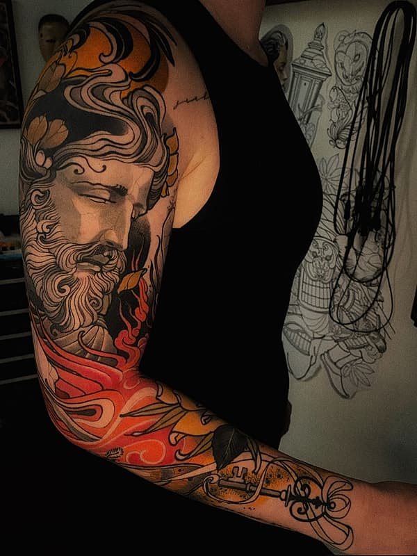 Neo-Traditional tattoo by ❖KARLOS❖