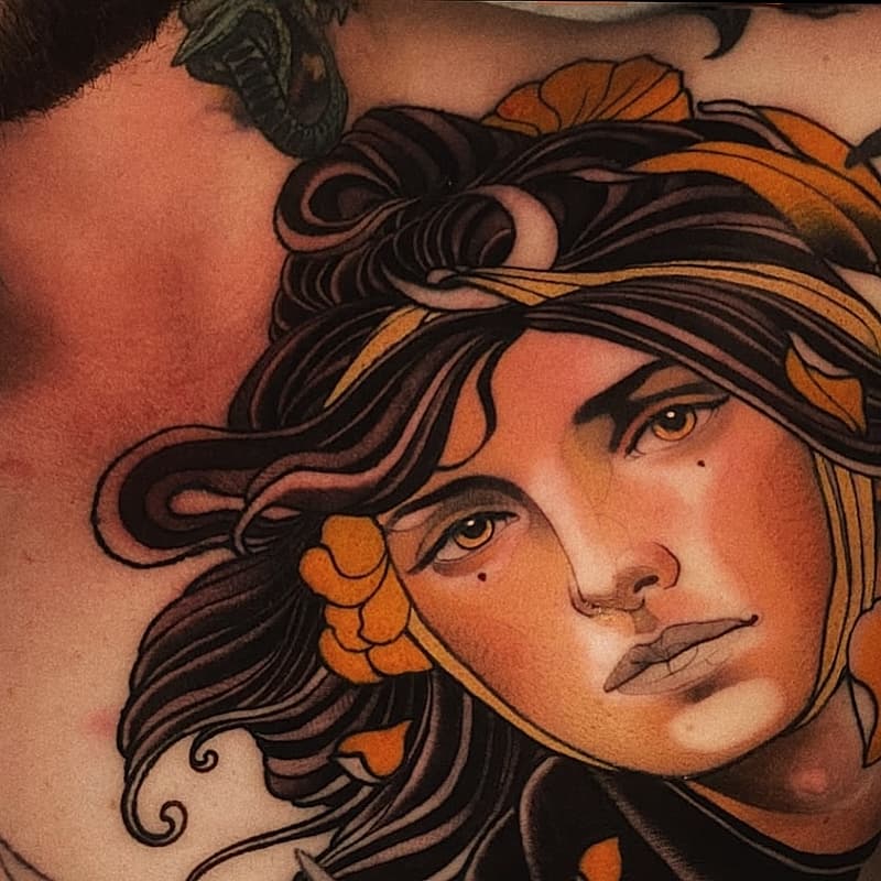 Neo-Traditional tattoo by ❖KARLOS❖