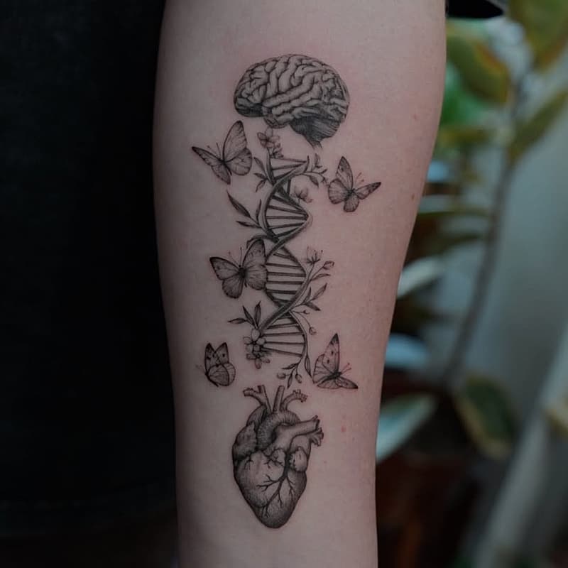 Fineline tattoo by Jane
