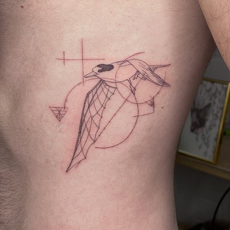 Fineline tattoo by Jane