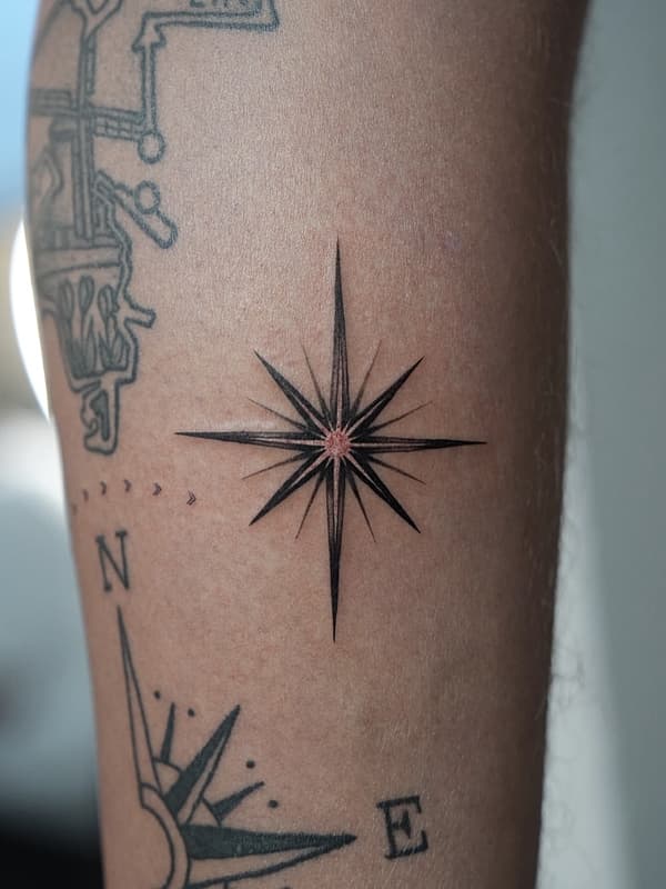 Fineline tattoo by Jane