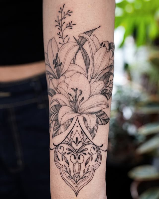 Fineline tattoo by Jane
