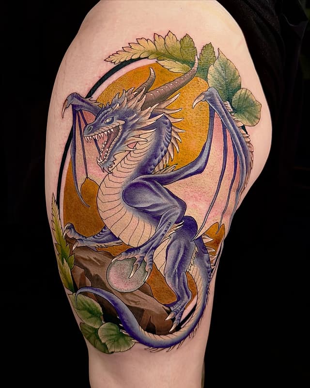Neo-Traditional tattoo by Chris Strik | Tattoo Artist | Brisbane, Australia