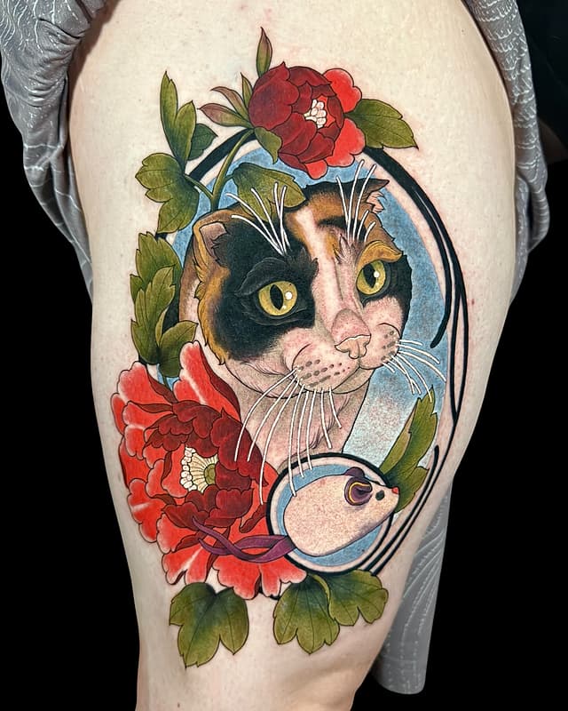 Neo-Traditional tattoo by Chris Strik | Tattoo Artist | Brisbane, Australia