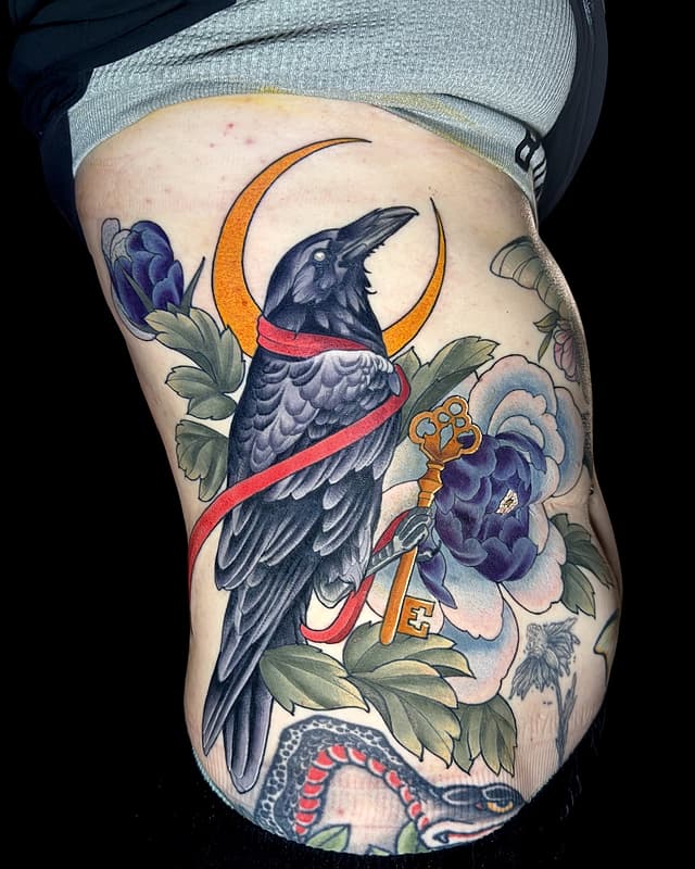 Neo-Traditional tattoo by Chris Strik | Tattoo Artist | Brisbane, Australia