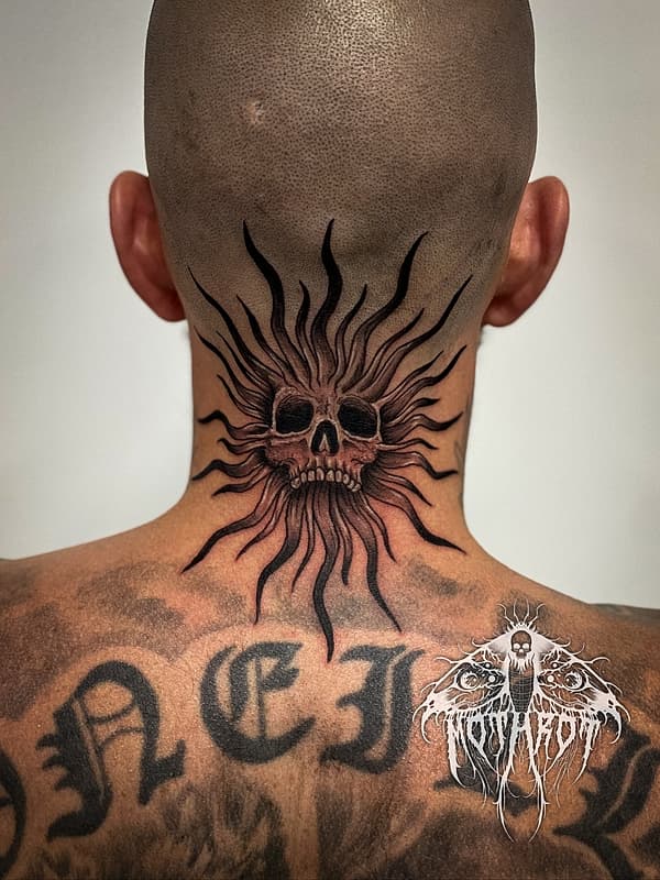 Blackwork tattoo by Craig Laidlaw