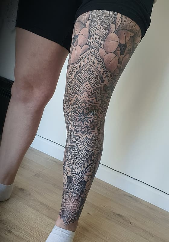 Illustrative tattoo by TBL Tattooer