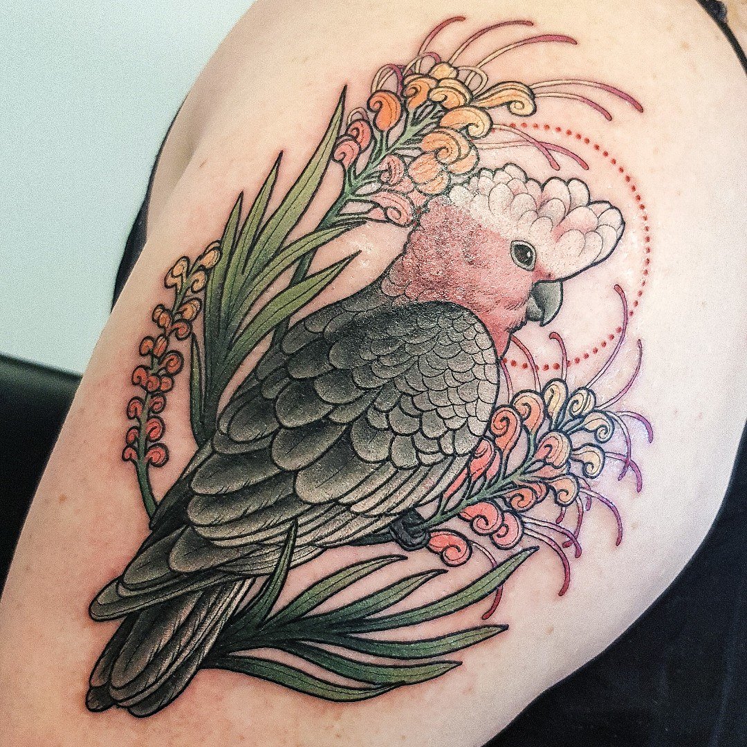 Neo-Traditional tattoo by 𝐃𝐑𝐄𝐀 𝐃𝐀𝐑𝐋𝐈𝐍𝐆