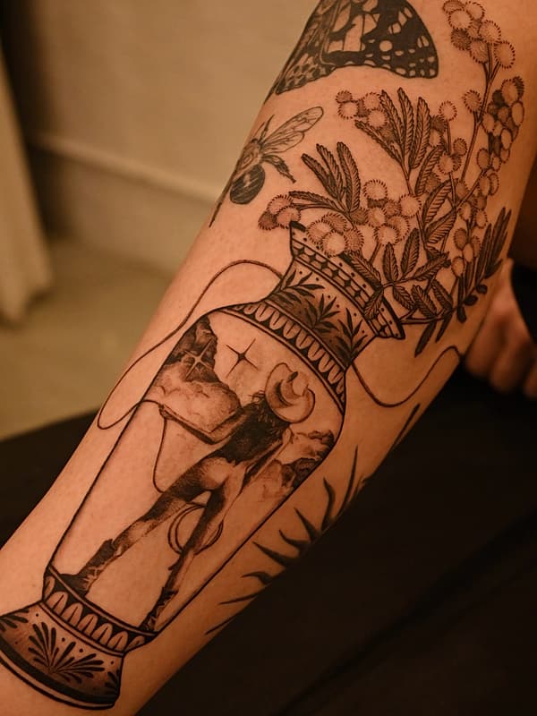 Illustrative tattoo by ⊹ T I L L Y ⊹