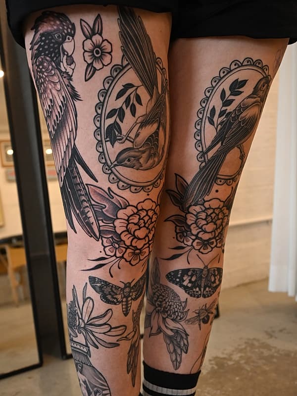 Illustrative tattoo by ⊹ T I L L Y ⊹